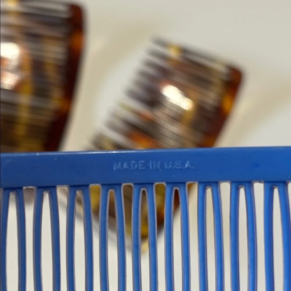 Vtg Goody Side Combs Hair Accessories Lot Of 12 USA Hong Kong Sets